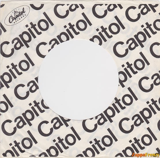 Capitol Records sleeve - Back - Canada